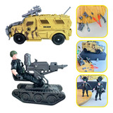 Brinquedo Militar Kit Infantil Soldados Tanque