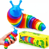 Brinquedo Minhoca Articulada Colorido Alivia O