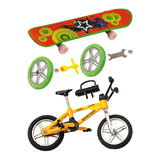 Brinquedo Mini Bicicleta Bmx E Skate