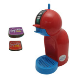 Brinquedo Mini Cafeteira + Cápsulas Coleção Cozinha Infantil