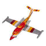 Brinquedo Miniatura Avião A Jato Com Rodinhas 30cm Adesivos