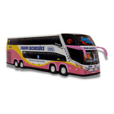 Brinquedo Miniatura De Ônibus Fabim Excursões