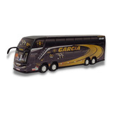Brinquedo Miniatura Ônibus Garcia Premium Gold G8 30cm
