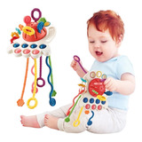 Brinquedo Montessori Sensorial Puxador Cordão Bebê Infantil