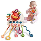 Brinquedo Montessori Sensorial Puxador Cordão Bebê Infantil