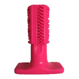 Brinquedo Mordedor Escova Dental P/ Cachorros Limpar Dentes! Cor Rosa