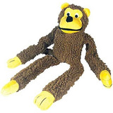 Brinquedo Mordedor Pelúcia Macaco Grande Com