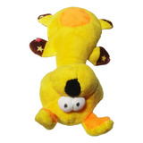 Brinquedo Mordedor Pet Pelúcia 18cm C/ Apito Sonoro P/ Cães