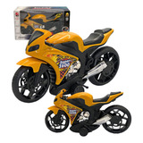 Brinquedo Moto Esportiva 1600 Am Infantil Coleção Decoração