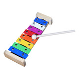 Brinquedo Musical Glockenspiel De 8 Notas Para Crianças E