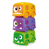 Brinquedo Ônibus Infantil Monster Bus Trio