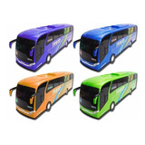 Brinquedo Onibus Miniatura Iveco Menino Brincar - 04 Cores