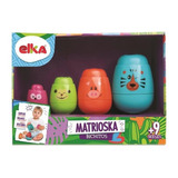 Brinquedo Para Bebê Matrioska Bichitos Elka Brinquedos