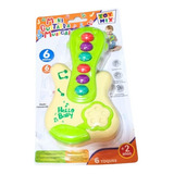 Brinquedo Para Bebês Mini Guitarra Musical Divertido Cor Verde