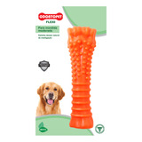 Brinquedo Para Cachorro Flexibone Tbone 22kg - Odontopet Cor Laranja