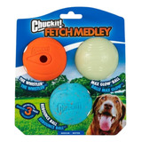 Brinquedo Para Cães Chuckit Fetch Medley Pack 3 Bolas Médio