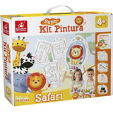 Brinquedo Para Colorir Safari Super Kit