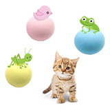 Brinquedo Para Gato Bola Maluca Interativo Com Som De Bichos