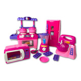 Brinquedo Para Meninas Cozinha Completa Com Acessórios