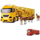 Brinquedo Para Menino Caminhão 4 Cavalos