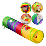 Brinquedo Para Pets Túnel Labirinto Para Gatos Colorido Top