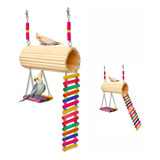Brinquedo Parquinho Playground Calopsita Periquito Hamster