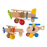 Brinquedo Pedagógico Kit 2 Aviãozinho 1