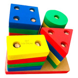 Brinquedo Pedagógico Prancha De Seleção Geométrica