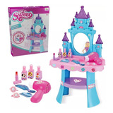 Brinquedo Penteadeira Princesa Salão Beleza C/ Acessórios