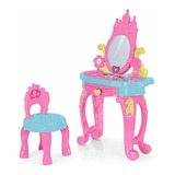 Brinquedo Penteadeira Princesas Infantil Com Acessórios