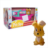 Brinquedo Pet Spa Cachorrinho Com Banheira Que Sai Água 