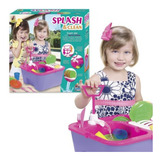 Brinquedo Pia Lava Louças Com Agua Infantil Splash E Clean