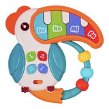 Brinquedo Pianinho Musical Baby Infantil Musicas Som Bichos