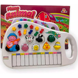 Brinquedo Piano Musical Infantil Criança Som Fazendinha Bebe