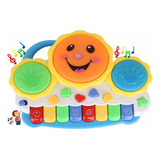 Brinquedo Piano Teclado Infantil Educativo Som Animais Luz