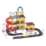 Brinquedo Pista De Corrida Garagem 3 Andares Carrinho Menino