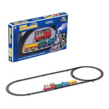 Brinquedo Pista Trem Locomotiva Express Com Trilhos Oval