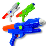 Brinquedo Pistola De Agua Lança Agua Diversão Piscina 34cm