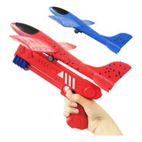 Brinquedo Pistola Lança Avião Planador De Catapulta Com Led