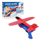Brinquedo Pistola Lança Avião Planador Dia Das Crianças 