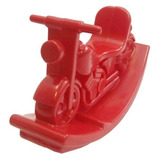 Brinquedo Play Gangorra Moto Radical Turbo Baby Vermelha