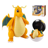 Brinquedo Pokemon Dragonite Dentro De Pokebola
