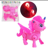 Brinquedo Pony Unicórnio Asas Som Luz Musical Anda Toca Poni