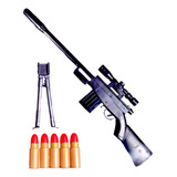 Brinquedo Rifle Sniper 58cm Simulação Lança