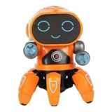 Brinquedo Robô Aranha Dançarino 6 Pernas Com Sons E Luzes
