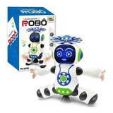 Brinquedo Robô Dança Gira 360 Graus