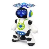 Brinquedo Robô Dança Gira 360 Graus