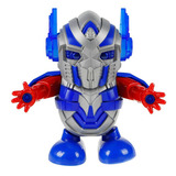 Brinquedo Robô Max Prime Dançarino Infantil