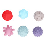 Brinquedo Sensory Ball, 6 Peças, Conjunto Texturizado Para B
