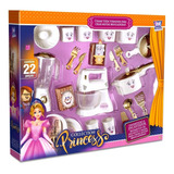 Brinquedo Show De Cozinha Da Princesa 22 Peças - Zuca Toys 